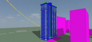 Комсомольская 67 - траектория солнца