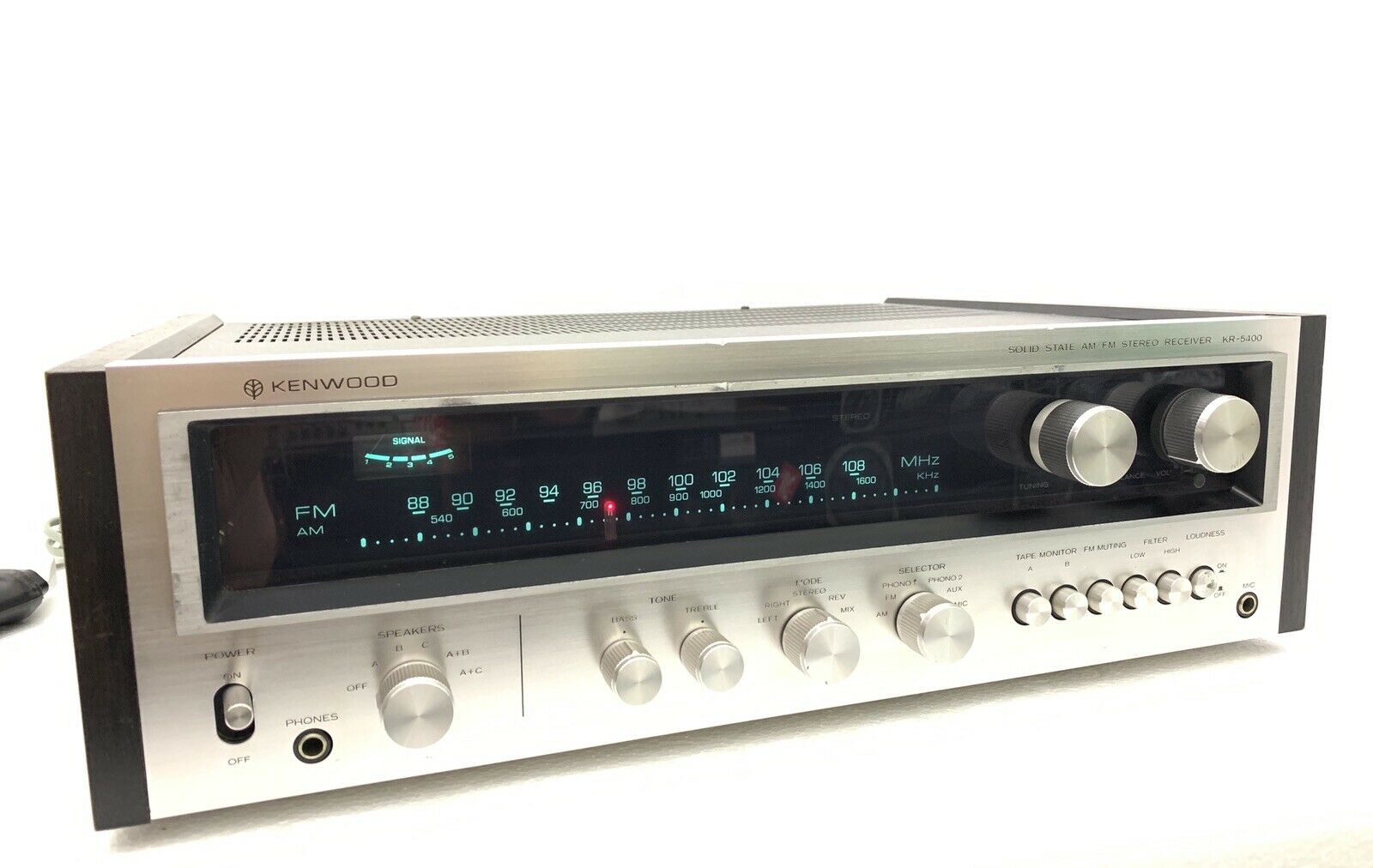 Kenwood KR-5400 Am Fm Stereo Receiver 70W RMS Vintage 1974 ГОДА-ЯПОНИЯ.