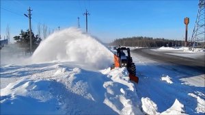 Снегоуборочная машина СУ 2.1 ОМ на МТЗ-82