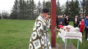 Село Заберезки. Великодня відправа на цвинтарі. 18.04.2017