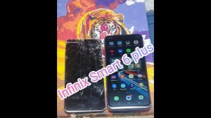Infinix Smart 6 plus - разбор и замена дисплея