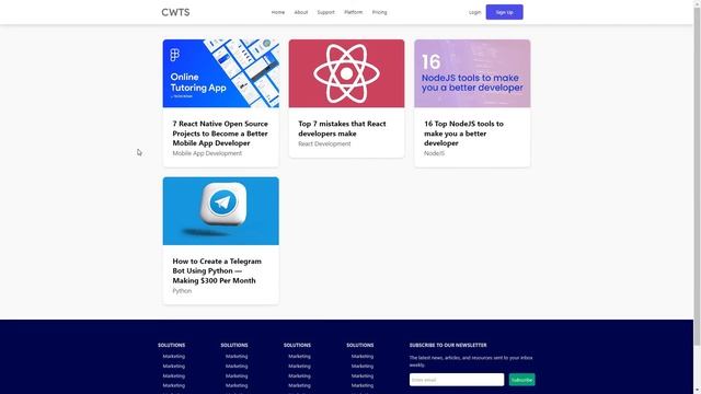 Build A Blog Website | React JS, Strapi CMS, Tailwind CSS | Part 1: Course Intro