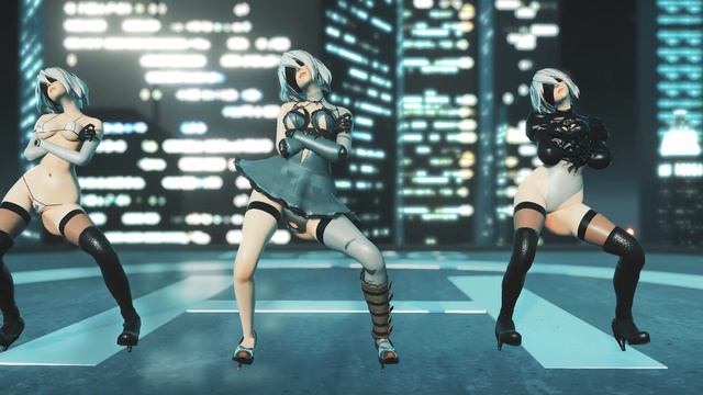 MMD : GENTLEMAN - 2B (HD)【Ray-MMD】[1440p60] смотреть онлайн