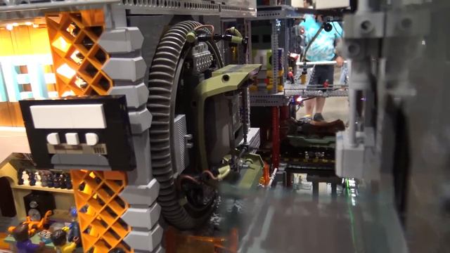 Massive LEGO Cyberpunk City Built by 80 People! New Hashima at Brickworld Chicago 2023