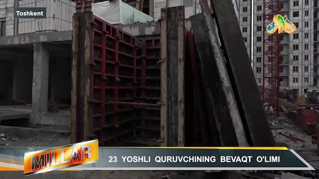 Тошкентда 23 ёшли йигит бошига қолип тушиб кетиши оқибатида вафот этди