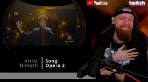 Dimash Opera 2 Reaction