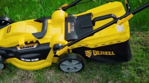 Газонокосилка электрическая DENZEL GM-1800, 38см, несамоходная