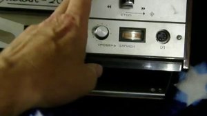Запись звука с ноутбука на магнитофон Маяк 202. Sound recording from a computer to a tape recorder