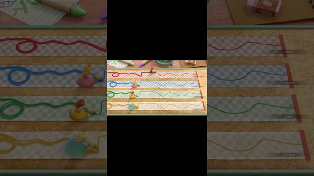 Mario Party Superstars Minigames - Trace Race (MASTER CPU) #shorts