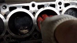 блок двигателя 1.4 калина  (11194) при вскрытии