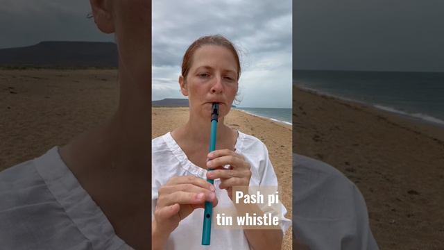 Pach pi (breton folk tune) on tin whistle near Black Sea