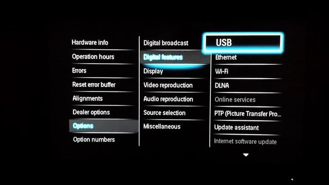 How to Enable WiFi / DLNA / Ethernet / USB on Philips TV with Service Menu смотреть онлайн