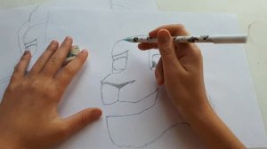 Как нарисовать Кову из Короля Льва