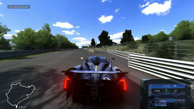 850HP Pagani Huayra R in Nurburgring (Nordschleife) BTG | Assetto Corsa