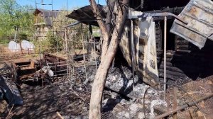 Сгорела Дача. Моя Видеокамера зафиксировала пожар