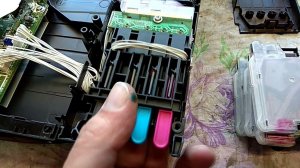 Brother MFC-315W_Разборка и сборка модуля картриджей