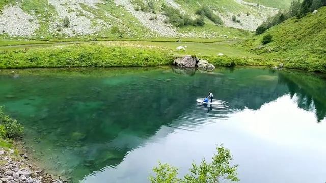Архыз, поход с SUP на озеро Малая Запятая смотреть онлайн