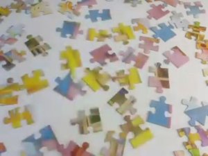 Тима и Тома устроили чаепитие. Собираем пазлы для детей.