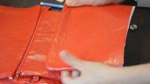 Шьем сумку через плечо. Полный МК. Секреты работы с лакированным кожзамом