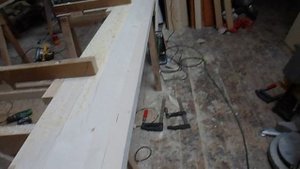 1 часть - прямолинейное простругивания под склейку обычным электрорубанком