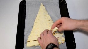 'Новогодняя Ёлка' Простая Выпечка из Слоёного теста