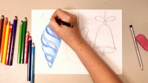 КАК НАРИСОВАТЬ НОВОГОДНИЕ ИГРУШКИ. ? УРОК ИЗО ?