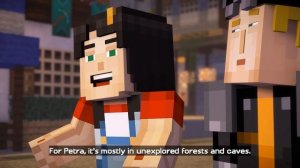 Axel & Olivia Leaving Beacontown - All Dialogues - Minecraft: Story Mode Season 2 Episode 5