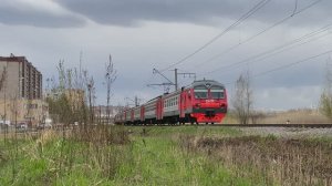 Электропоезд ЭД4М-0171, перегон Лахта - Новая Деревня