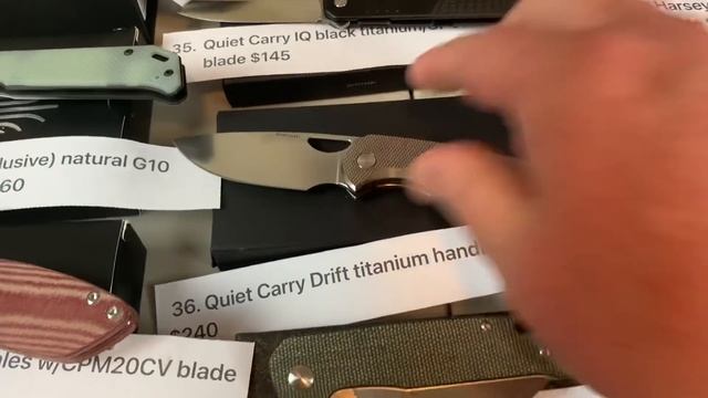 June Knife Sale. List and prices in the description & comments section below смотреть онлайн