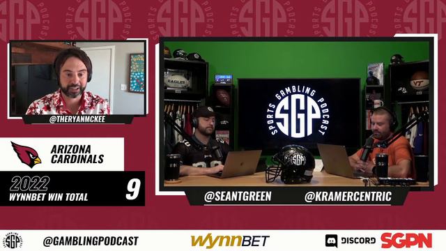 2022 Arizona Cardinals Betting Preview - NFL Win Totals 2022 - Sports Gambling Podcast смотреть онлайн