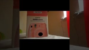 Fujifilm Instax Mini 8 unboxing (pink)