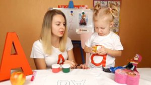 Английский для самых маленьких Урок 3 "The Alphabet - A"