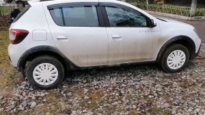 Рено Степвей поставил зимнюю резину, переобул на R15