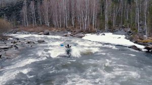 Большой Манский порог. Первая ступень. Пакрафт Спутник. Packrafting in Siberia