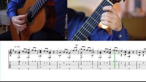 J.K.Mertz: Adagio in Emoll - Free Classical Guitar Sheet Music & TAB