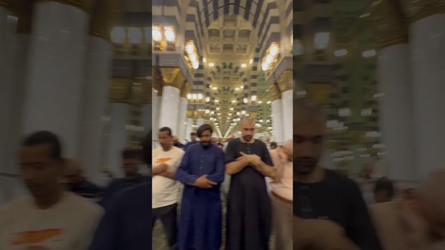 ВЕЧЕРНИЙ НАМАЗ В МЕЧЕТИ ПРОРОКА ﷺ В МЕДИНЕ