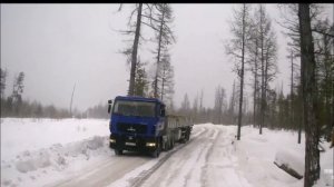 Автозимник Усть-Кут - Мирный 2016