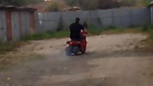 HONDA GYRO X небольшое падение
