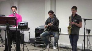 Blonker Sidewalk Cafe Sax Guitar Instrumental