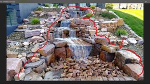 Как сделать водопад без пруда/How to make a waterfall without a pond