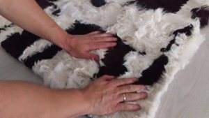 Ковер натуральный из меха Альпаки сури 32 new