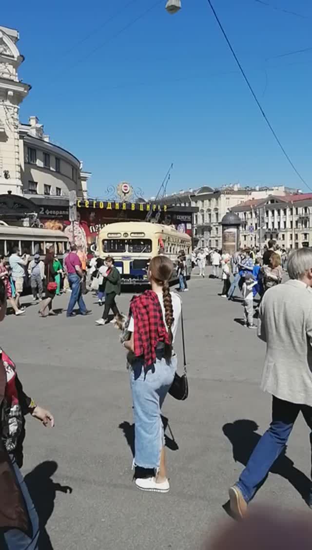 Ретро парад транспорта в Петербурге - продолжение!