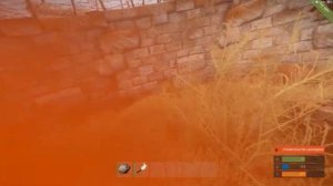 Rust. Как горит дом от напалма с вертолёта.