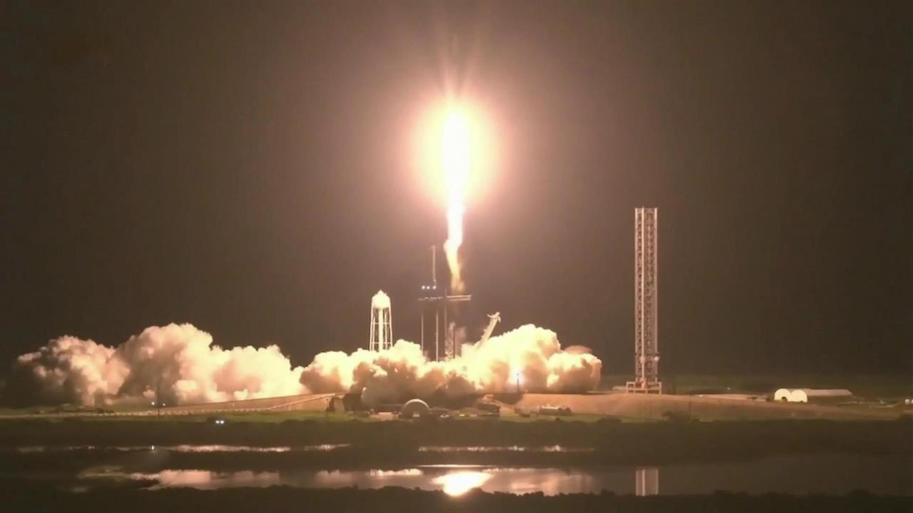 К МКС направляется корабль Crew Dragon