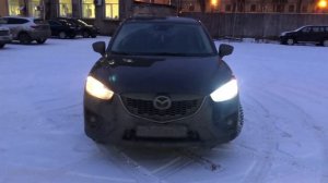 Led лампы в фары (линзы) H11 Mazda CX-5 - Обзор, отзыв и сравнение с галогеном и с Led фарами.