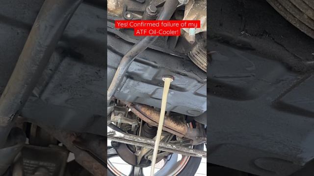 986 Boxster ATF oil cooler failure confirmed!