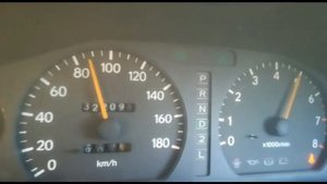 Toyota Camry SV40,  4S-fe разгон до 100, 1994 год