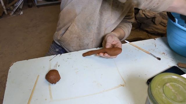 Как сделать ложку из глины