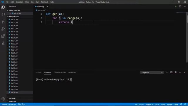 Python Generators | Yield Keyword In Python | Python Tutorials For Beginners