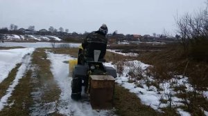 Лопата отвал на минитрактор